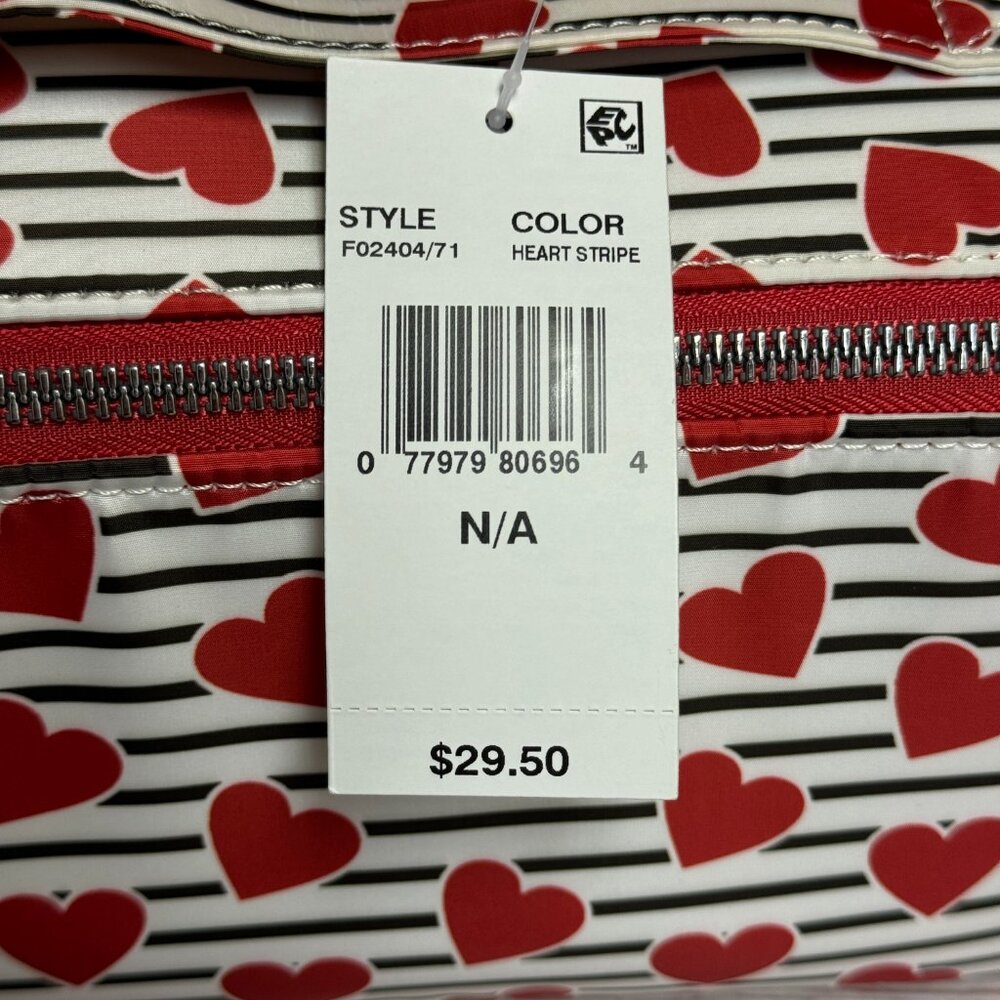 Stella & Max Zip Around Travel Case – Heart Stripe - Picture 5 of 5